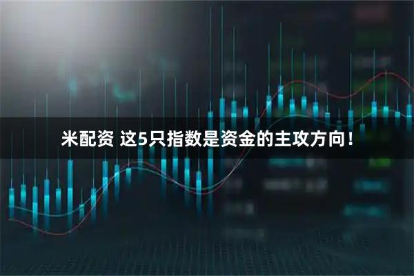 米配资 这5只指数是资金的主攻方向！