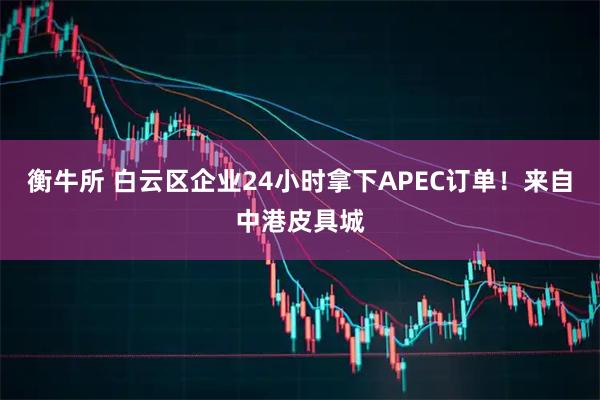 衡牛所 白云区企业24小时拿下APEC订单！来自中港皮具城